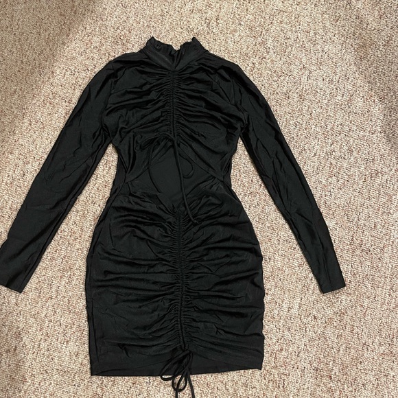 Bodycon open-back tie dress - Picture 1 of 4